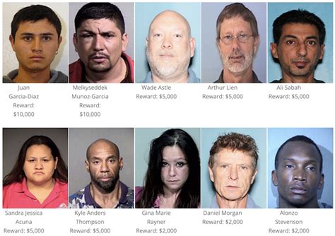 most wanted fugitives in arizona